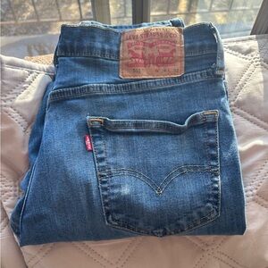 Levi's Mens Light Blue/Dark Blue/Black Blue Jeans